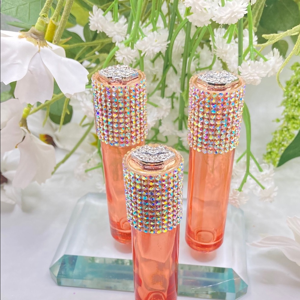 Beautiful Bling Empty  set of 3 bottles. Great for lip glosses, oils and much …